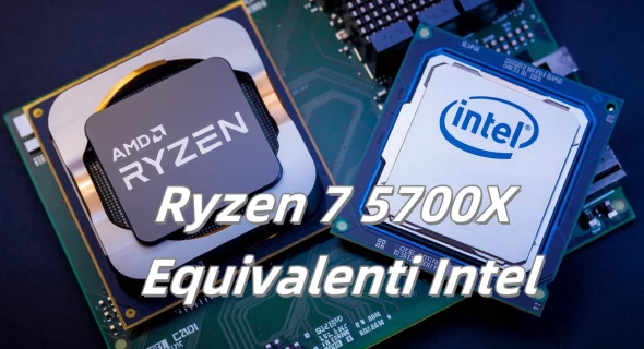AMD Ryzen 7 5700X Equivalenti Intel